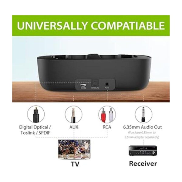 Avantree Conjunto de auriculares inalámbricos para ver TV_3