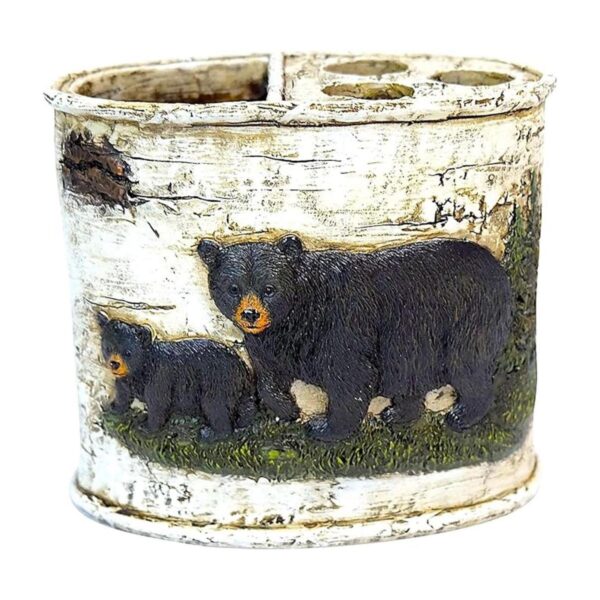 BestGiftEver Soporte para cepillo de dientes de oso negro_1