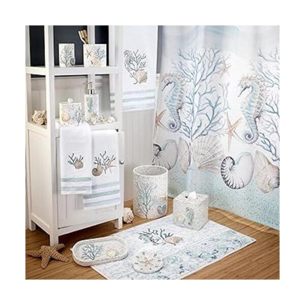 Avanti Linens Coastal Terrazzo Papelera multicolor_4