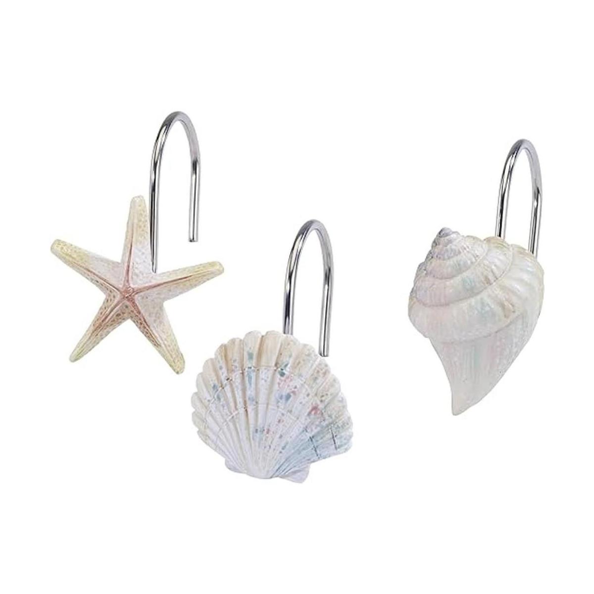 Ganchos de ducha de terrazo costero