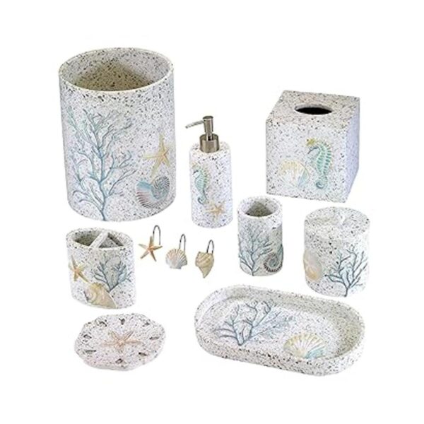 Avanti Linens Coastal Terrazzo Papelera multicolor_3