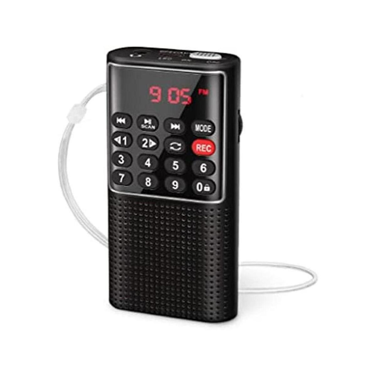 Mini Pocket Radio FM Walkman Radio portátil con batería