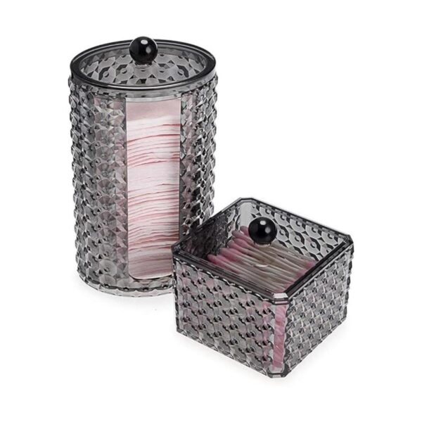 Hipiwe Paquete de 2 soportes redondos de algodón QTips