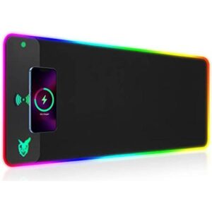 GIM Alfombrilla de mouse RGB de carga inalámbrica para_1