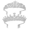 Paquete de 2 tiara corona de regalo para mujeres y niñas_1