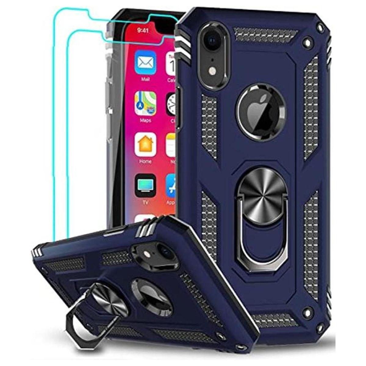 Funda para iPhone XR con protector de pantalla de vidrio