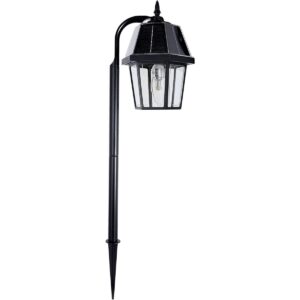 GAMA SONIC Luz solar negra para jardín estilo de gancho_1