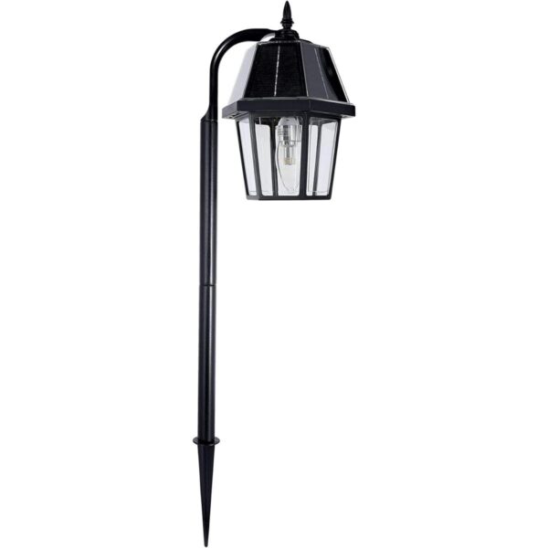 GAMA SONIC Luz solar negra para jardín estilo de gancho_1