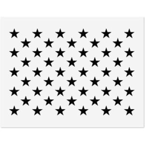 Plantilla de plantilla de 50 estrellas Plantilla