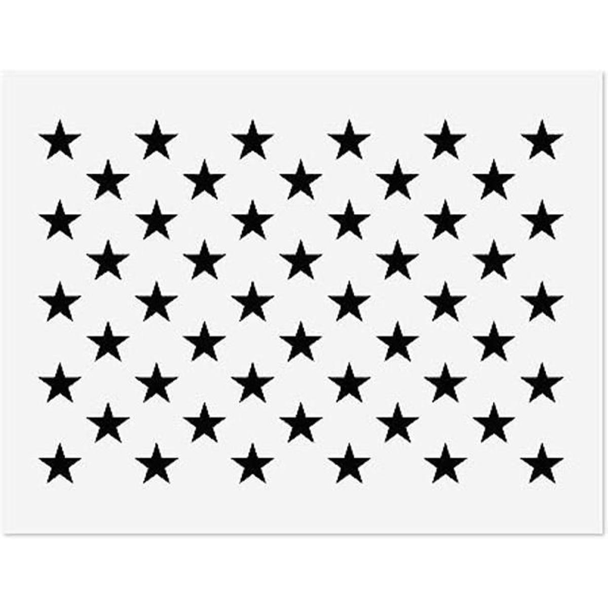 Plantilla de plantilla de 50 estrellas Plantilla