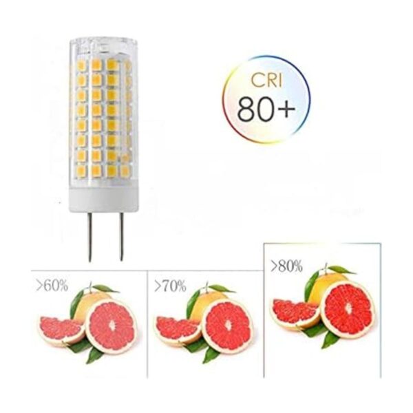 Lxcom Lighting G8 Bombilla LED de 10 W de cerámica de