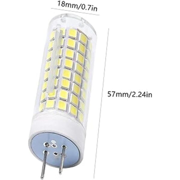Lxcom Lighting G8 Bombilla LED de 10 W de cerámica de
