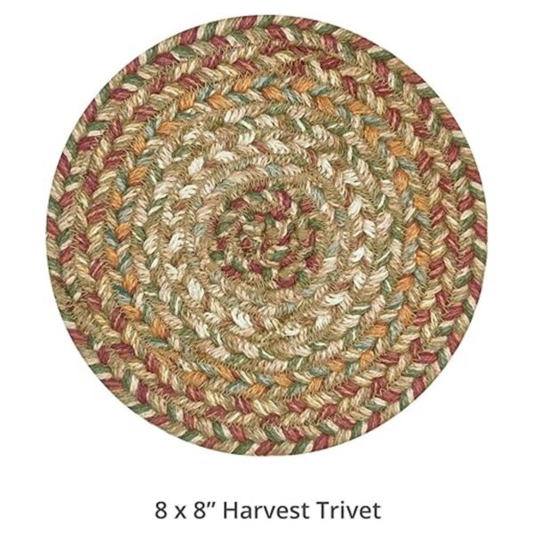 Harvest Salvamanteles trenzados de yute prémium de_2