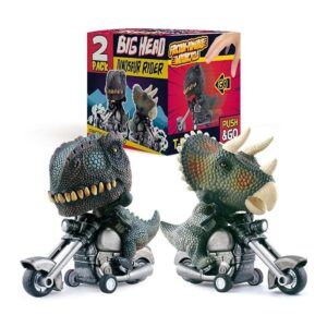 DINOBROS Juego de 2 juguetes de motocicleta para niños de_1