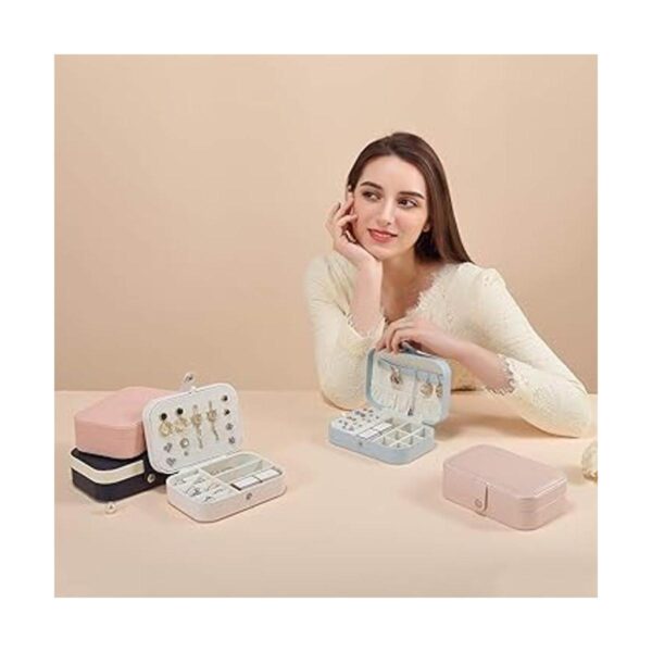 Casegrace Joyero para mujer organizador de joyas de_6