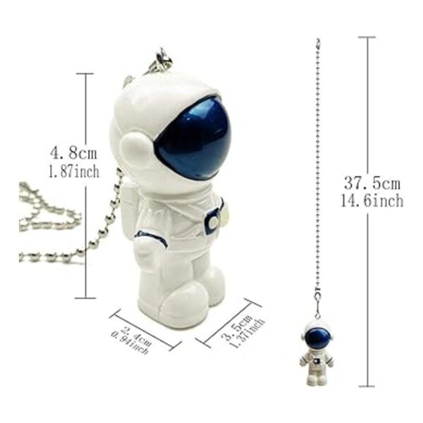 Hyamass Mini ventilador de techo colgante de 12 pulgadas_2