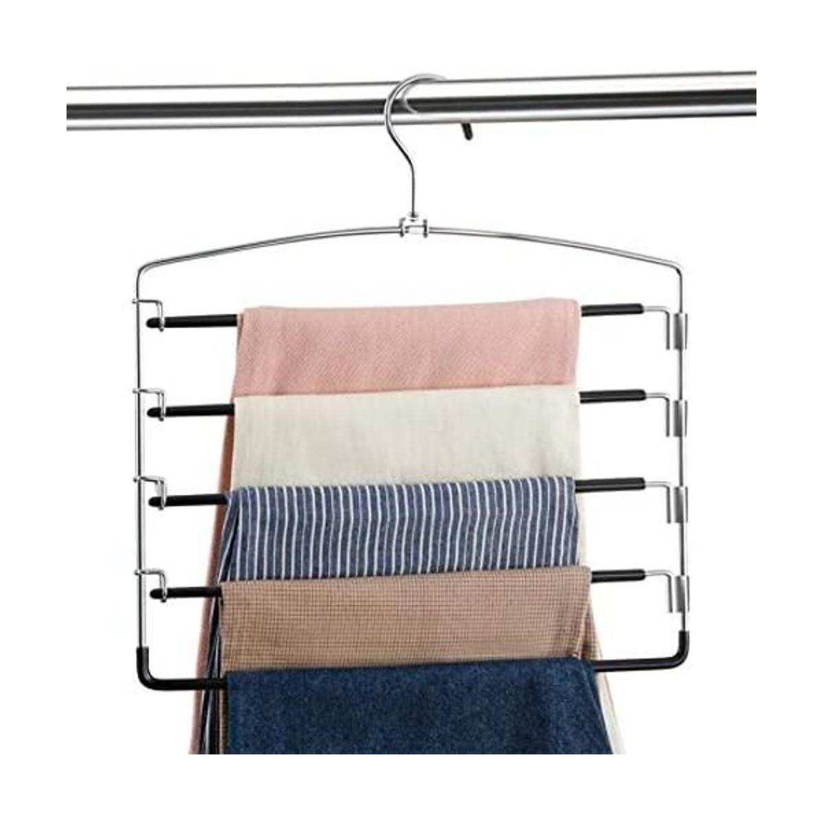 Perchas antideslizantes para pantalones paquete de 3