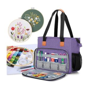 Luxja Bolsa de transporte para proyectos de bordado bolsa_1