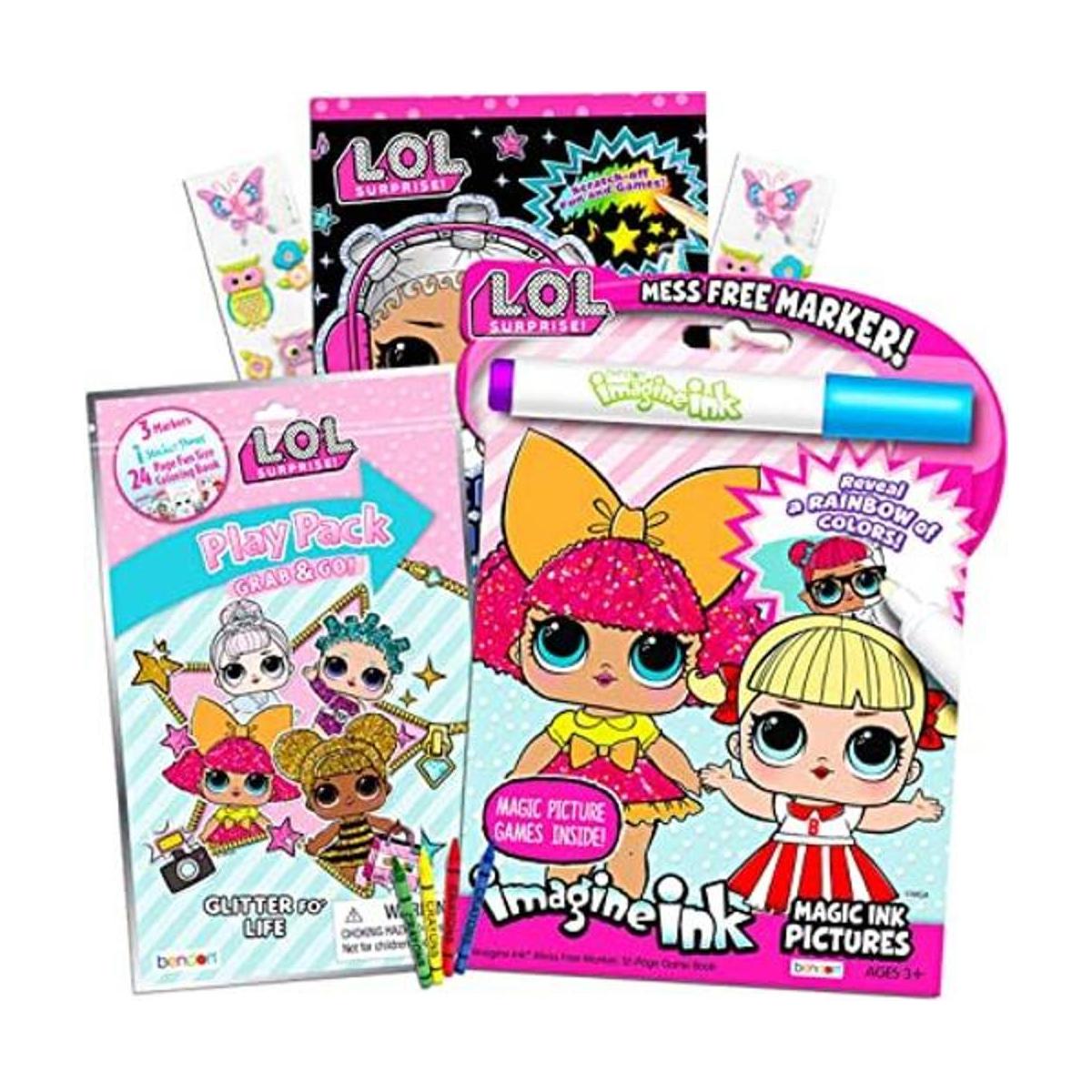 L O L Dolls Paquete de colorear y actividad para niños