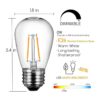 Brightown Bombillas LED S14 inastillables de repuesto E26_3