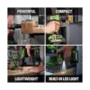 Greenworks Herramientas eléctricas CK24L1520 con kit de_6