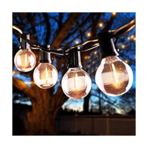 Romasaty Cadena de luces LED G40 de 50 pies para patio al
