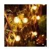 Romasaty Cadena de luces LED G40 de 50 pies para patio al