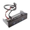 Cablecc USBC y USB 3.0 HUB 4 puertos Panel frontal a placa_2