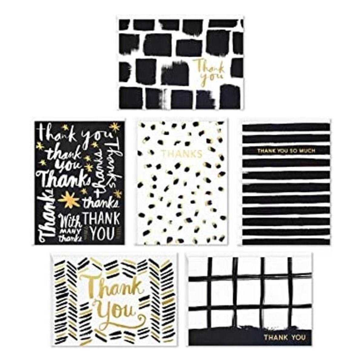Hallmark Surtido de tarjetas de agradecimiento artísticas