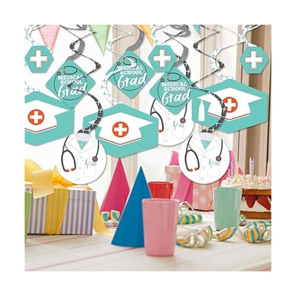 Big Dot of Happiness Medical School Grad Decoración para_2