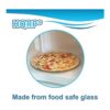 HQRP Bandeja giratoria de vidrio de 9.6 pulgadas de 9.6 in