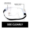 Gamma Ray Gafas protectoras de seguridad antivaho