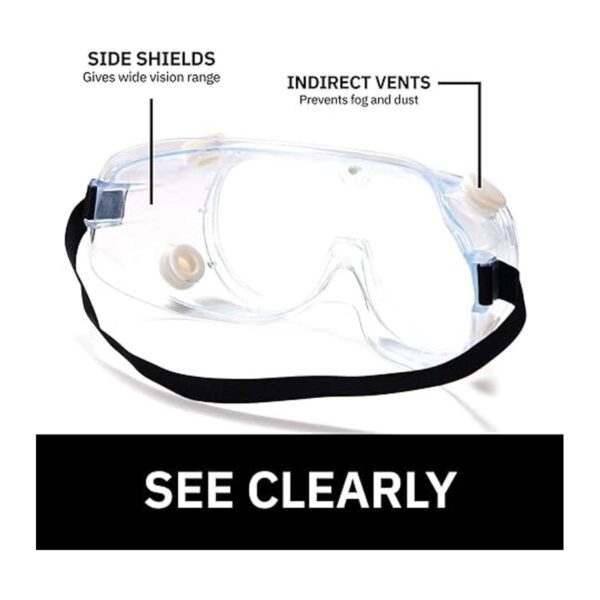 Gamma Ray Gafas protectoras de seguridad antivaho