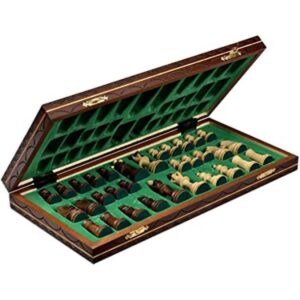 Juego de ajedrez europeo hecho a mano con flores tabla de_1
