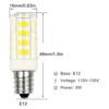 Bombilla LED para lámpara turca mosaico E12 bombillas LED