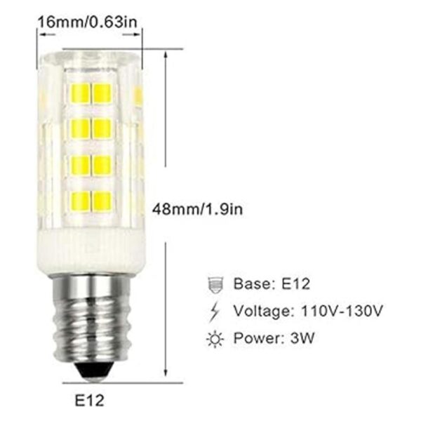 Bombilla LED para lámpara turca mosaico E12 bombillas LED