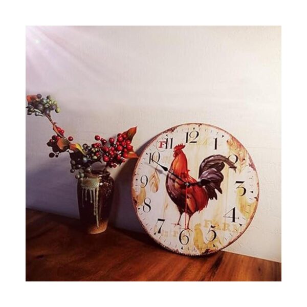 Reloj de pared vintage de 16 pulgadas funciona con pilas_2