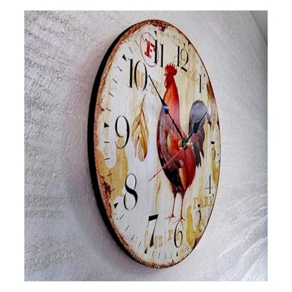 Reloj de pared vintage de 16 pulgadas funciona con pilas_4