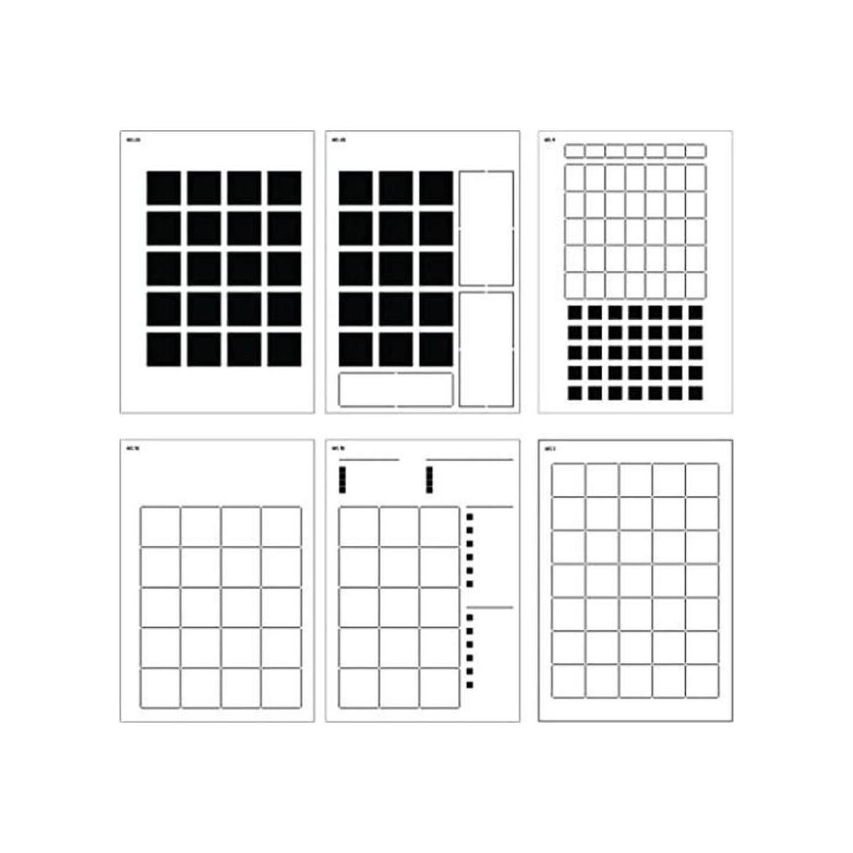 Plantillas de diario Speedy Spreads diseños mensuales