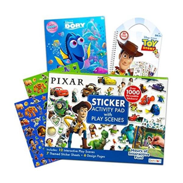 Disney Pixar Juego de pegatinas para niños 3 paquetes de_1
