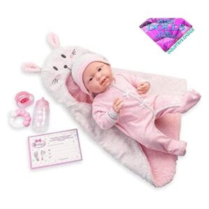 JC Toys La Newborn Nursery Muñeca recién nacida suave_1