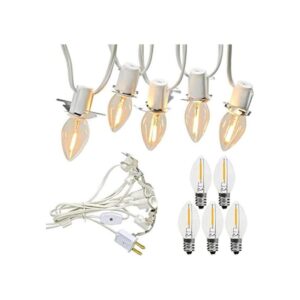 KGC Cable de accesorio con 5 bombillas LED de 9 pies C7_1