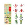 Konsait 48 hojas de pegatinas para niños con diseño de_6
