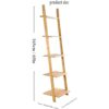 HYNAWIN Estantería de escalera de 5 niveles Estante de_2