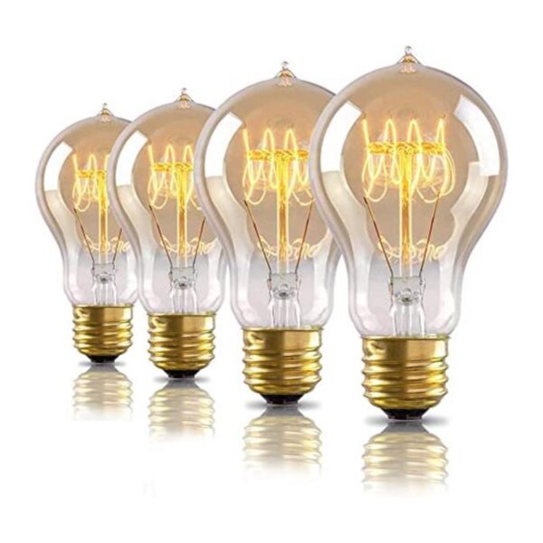 Paquete de 4 bombillas Edison de 60 W bombillas_1