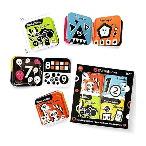 Libros de baño flotantes para bebés libros de baño_3