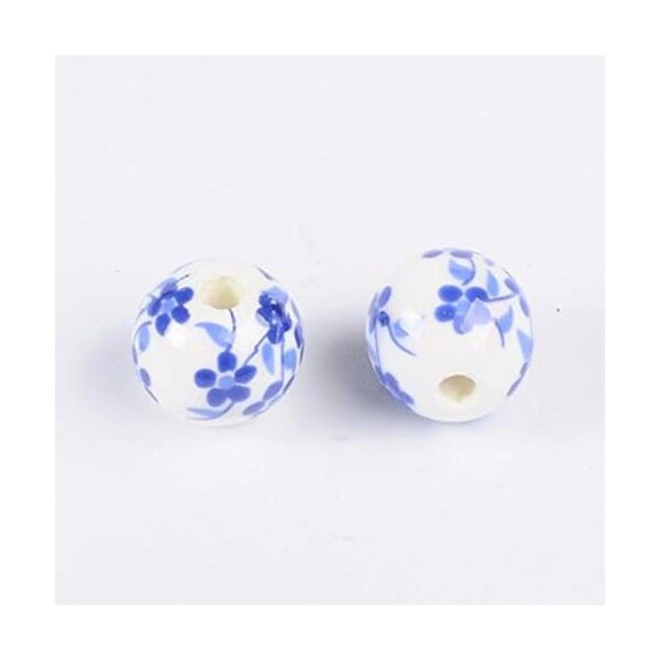 CHGCRAFT 200 cuentas redondas de porcelana de 0.472 in