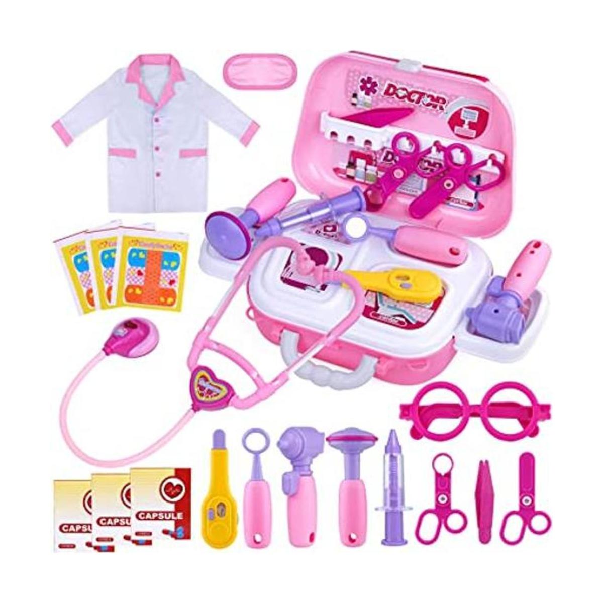 GINMIC Kit de juego médico para niños juego de doctor de