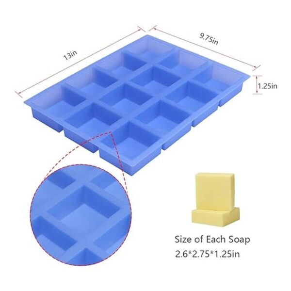 Moldes de silicona para jabones 4 onzas moldes de jabón_2