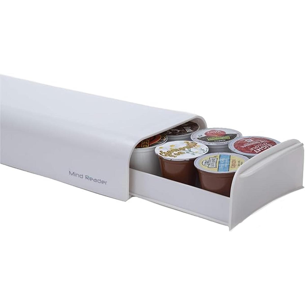 Mind Reader TRY03WHT Soporte para almacenamiento de